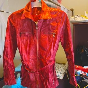 Vakko leather jacket